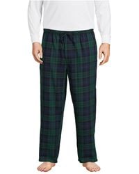 Lands' End - Big & Tall Flannel Pajama Pants - Lyst