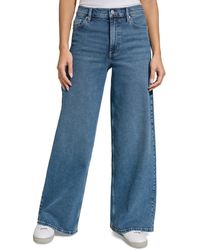 Calvin Klein - High-rise Wide-leg Stretch Jeans - Lyst