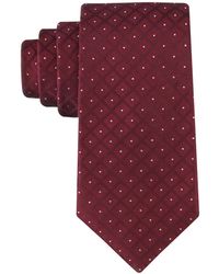 Calvin Klein - Grove Grid Classic Tie - Lyst