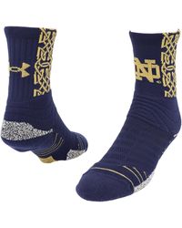 Under Armour - Notre Dame Fighting Irish Special Games Playmaker Crew Socks - Lyst