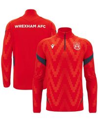 MACRON - Wrexham Training Quarter-zip Pullover Hoodie - Lyst