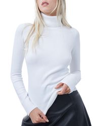 French Connection - Long-sleeve Turtleneck Top - Lyst