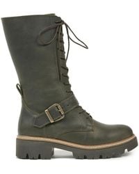Celtic & Co. - Strap Detail Mid Calf Boot - Lyst