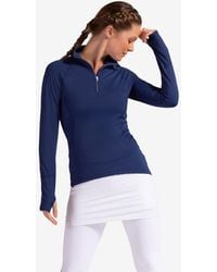 BloqUV - Upf 50+ Sun Protective Mock Zip Top - Lyst