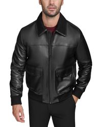Cole Haan - Luxe Leather Jacket - Lyst