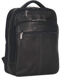 Kenneth Cole - Full-grain Colombian Leather 16" Laptop Tablet Travel Backpack - Lyst