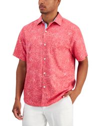 Men's Tommy Bahama Gray Nebraska Huskers Tropical Touchdown Camp