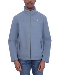 Nautica - Stretch Performance Windbreaker And Rain Jacket - Lyst