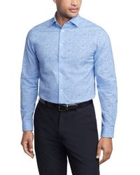 Michael Kors - Regular Fit Comfort Stretch Print Dress Shirt - Lyst