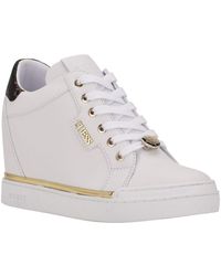 guess hidden wedge sneakers