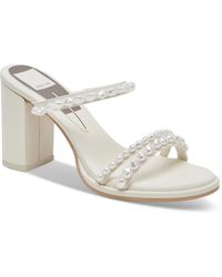 Dolce Vita - Barrit Embellished Strappy Block-heel Dress Sandals - Lyst