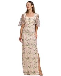 JS Collections - Hannah Floral-embroidered Gown - Lyst