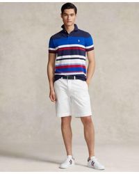 Polo Ralph Lauren - Mesh Polo Shirt Shorts Waxed Belt Sneakers - Lyst