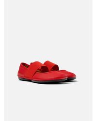 Camper - Right Nina Leather Flats - Lyst