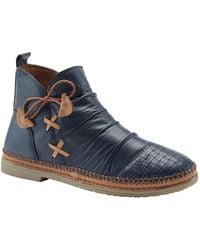 Spring Step - Pomeroy Leather Booties - Lyst
