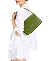 Kate Spade - Hudson Pebbled Leather Flap Small Shoulder Bag - Lyst