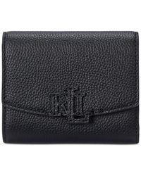 Ralph Lauren - Pebbled Leather Small Cameryn Flap Wallet - Lyst