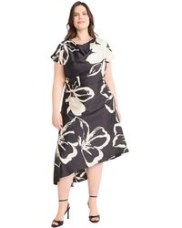 Maggy London - Plus Size Short-sleeve A-line Dress - Lyst