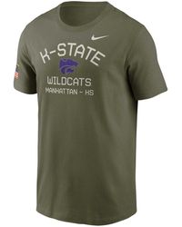 Nike - Kansas State Wildcats 2024 Military Appreciation Performance T-shirt - Lyst