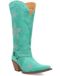 Dingo - Lucky Stars Suede Leather Boot - Lyst