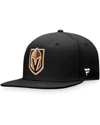 Fanatics - Vegas Golden Knights Core Primary Logo Snapback Adjustable Hat - Lyst