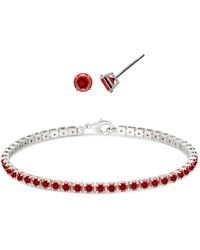 Macy's - Simulated Round Laydown Bracelet - Lyst