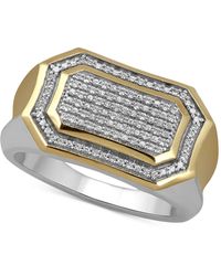 Macy's - Diamond Pave Cluster Ring (1/5 Ct. T.w. - Lyst