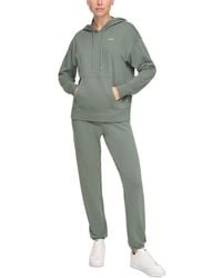 DKNY - Sport Metallic Logo Fleece Sweatpant jogger - Lyst