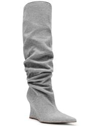 Steve Madden - Distortion Knee High Slouch Wedge Boots Regular Wide Calf - Lyst