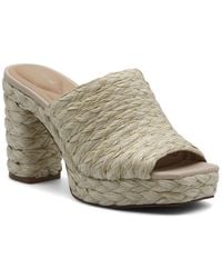 Charles David - Prisca Platform Chunky Heel Mule Sandal - Lyst
