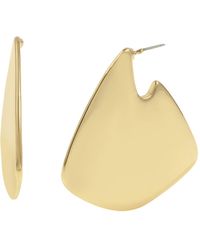 Steve Madden - Geometric Statement Hoop Earrings - Lyst