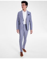 Kenneth Cole - Slim-fit Stretch Linen Solid Suit - Lyst