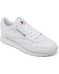 Reebok - Classic Leather Casual Sneakers From Finish Line - Lyst