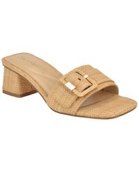 Calvin Klein - Ariella Slip-on Square Toe Dress Sandals - Lyst