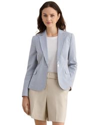 Hobbs - Hobbs Blake Structured Single-button Blazer - Lyst
