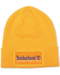 Timberland - Established 1973 Logo Patch Beanie - Lyst