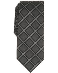 Alfani - Oakmont Grid Slim Tie - Lyst