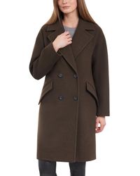 Lucky Brand - Double-breasted Drop-shoulder Coat - Lyst