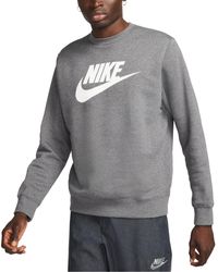 Nike - Sportswear Club Fleece Graphic Crewneck Sweatshirt - Lyst