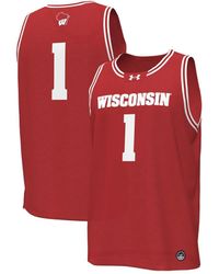 Under Armour - #1 Wisconsin Badgers Replica Basketball Jersey - Lyst