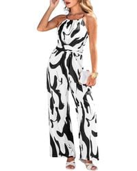 CUPSHE - Modern Vision Abstract Jumpsuit - Lyst