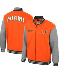 Colosseum Athletics - Oregon Ducks Ambi-turner Full-zip Varsity Jacket - Lyst