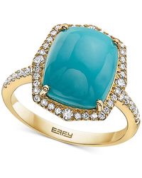 Effy - Effy Turquoise & Diamond (3/8 Ct. T.w. - Lyst