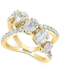 Effy - Effy Diamond Multi-shape Crossover Ring (1-5/8 Ct. T.w. - Lyst