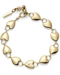 Olivia Burton - Locked Heart Gold Plated Bracelet - Lyst