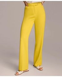 Donna Karan - Mid-rise Straight-leg Pants - Lyst