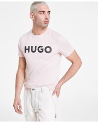 HUGO - By Boss Logo Graphic T-shirt - Lyst