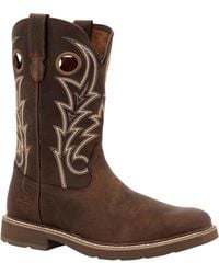 Georgia Boot - Core 37 11" Steel Toe Western Pull-on Work Boot - Lyst