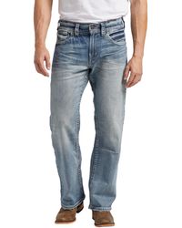 Silver Jeans Co. - Men's Gordie Extra Loose-fit Straight Stretch Jeans - Lyst