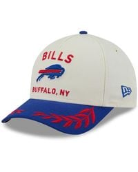 KTZ - Cream/royal Buffalo Bills 2025 Nfl Draft 9forty A-frame M-crown Adjustable Hat - Lyst